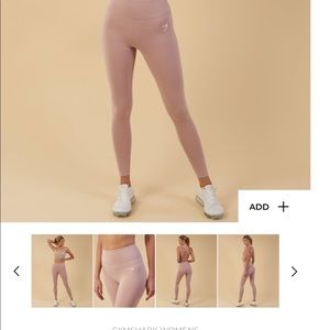 NWT! Taupe dreamy gymshark leggings!!